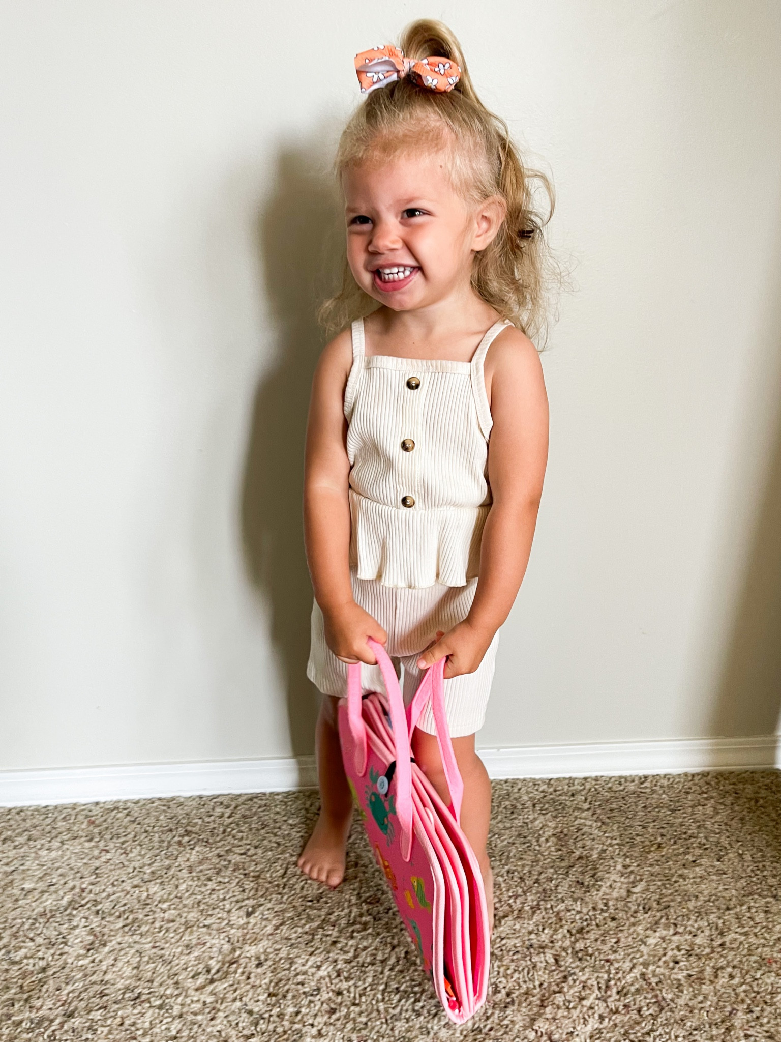 Toddler girl outfit | bows | Amazon BUSY BOARD - legit best $20 I’ve spent in a LONG time. Has soooo many great sensory friendly learning and fine motor skill activities! 

#amazonfinds #sensory #outfitsets #toddlers #salefinds 

#LTKsalealert #LTKkids #LTKunder50