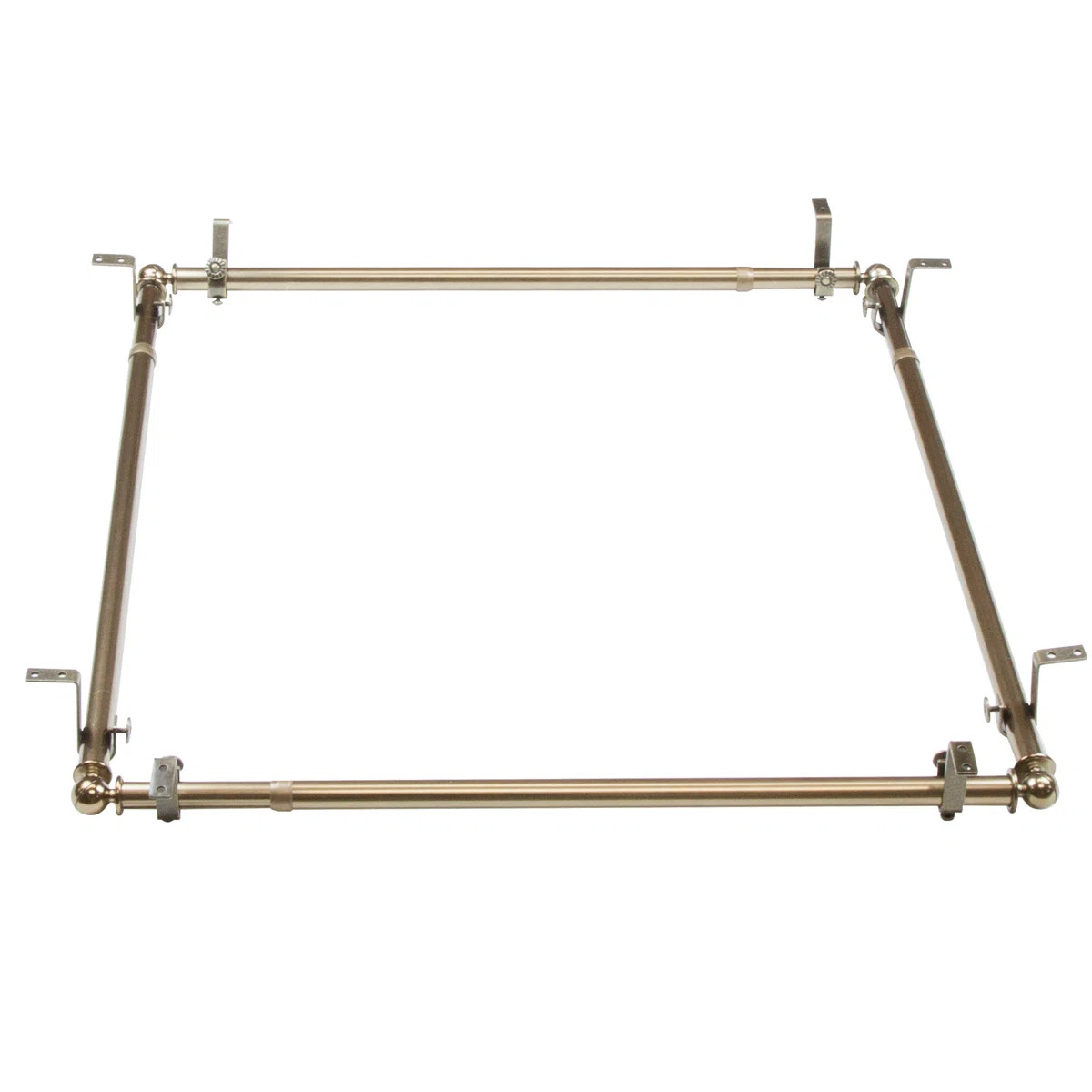 Maymie Stainless Steel Adjustable Single Curtain Rod | Wayfair North America