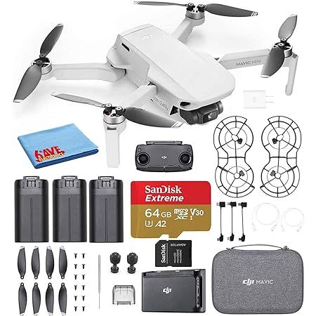 DJI Mini 2 Fly More Combo Quadcopter with Remote Controller CP.MA.00000306.01 (Renewed) | Amazon (US)