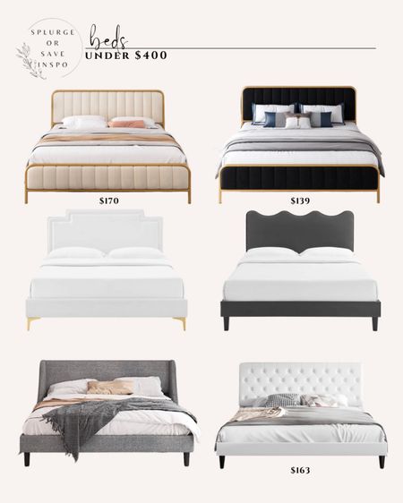 Bed. Platform bed. Modern bed. Black bed. White bed. Gray bed. Amazon bed. Amazon home. Tufted bed. 

#LTKsalealert #LTKhome