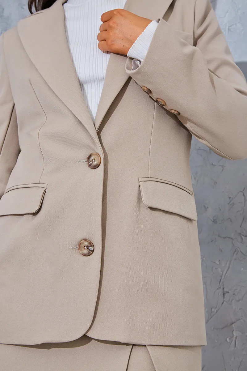 Oversized Single Breasted Blazer | In The Style (UK)