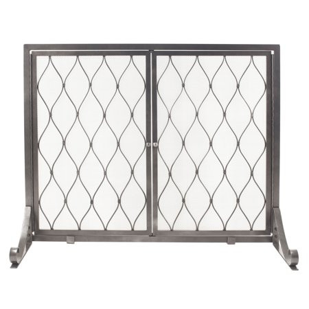 Pleasant Hearth FA628S Stonewall Fireplace Screen | Walmart (US)
