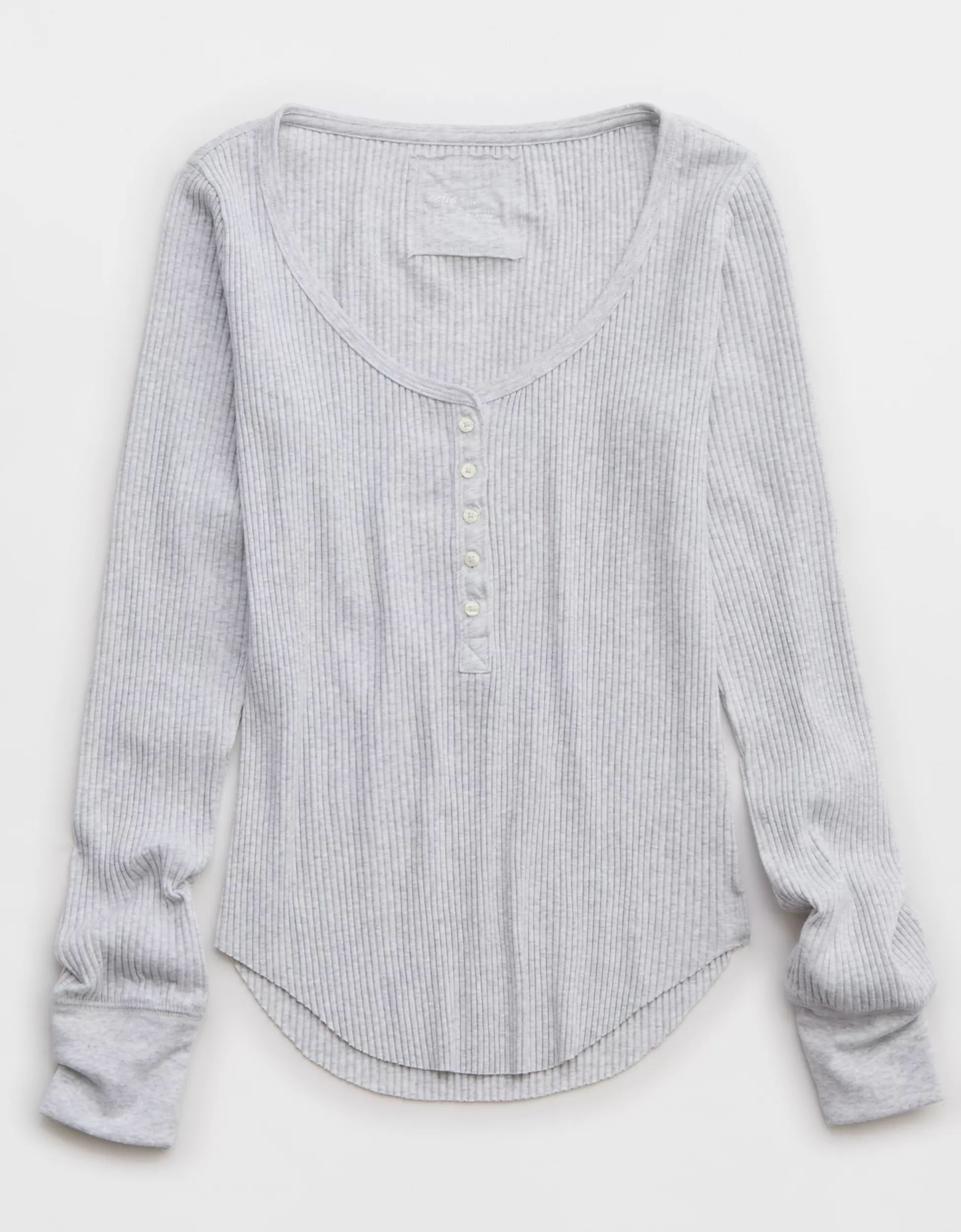 Aerie Essential Henley Layering T-Shirt | Aerie