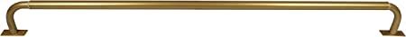 MERIVILLE 1-Inch Diameter Wrap Around Blackout Curtain Rod, 28-Inch to 48-Inch, Gold Finish | Amazon (US)