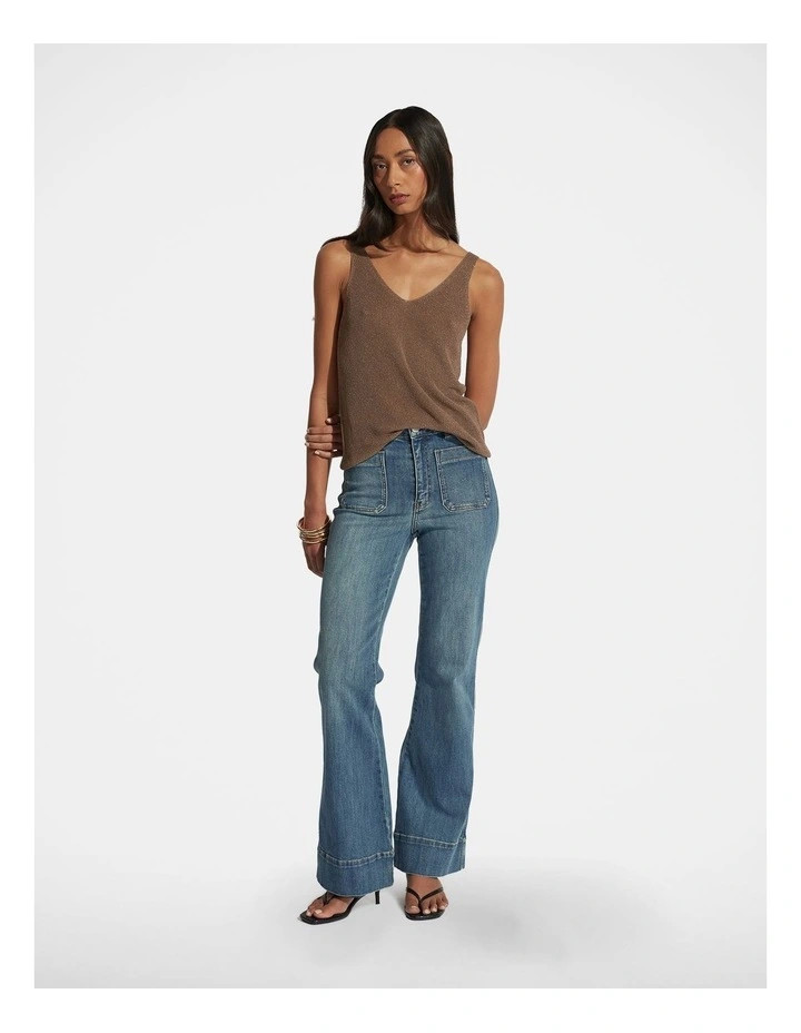 Emily Metallic Tank | Myer