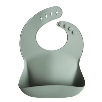 Mushie Silicone Baby Bib - Cambridge Blue | Target