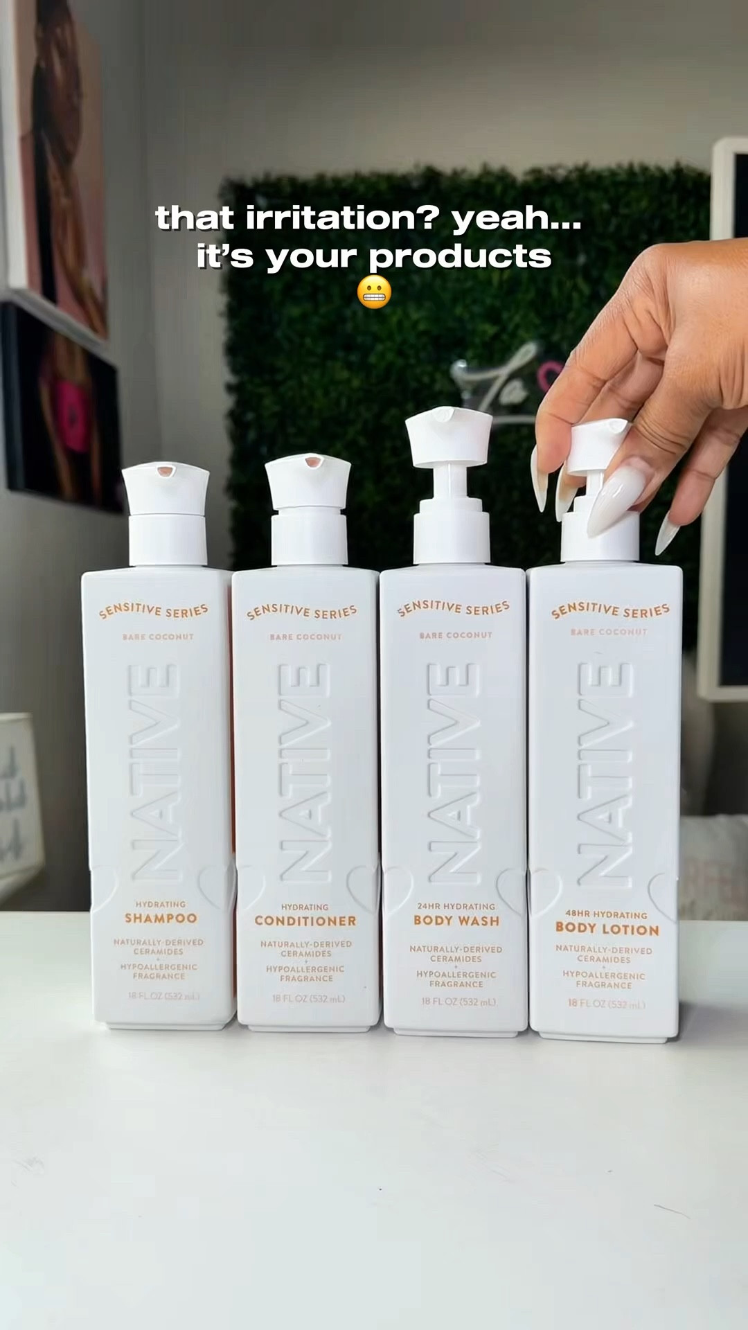 Native Sensitive Skin Series in Bare Coconut🧴🕊️

4pc set ONLY on TikTok Shop 👇🏾

https://www.tiktok.com/t/ZP9LJ5ULghkkJ-LmKzH/

#native #sensitiveskin #haircare #bodycare

#LTKselfcare #LTKBeauty