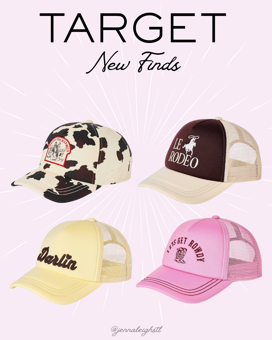 New hat finds at Target. So many cute styles to top off your summer looks. 

 #LTKActive #LTKMidsize