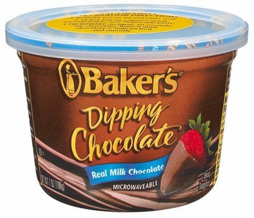 Baker's Dipping Chocolate, Milk Chocolate, 7-Ounce Microwavable Tubs (Pack of 8) | Amazon (US)