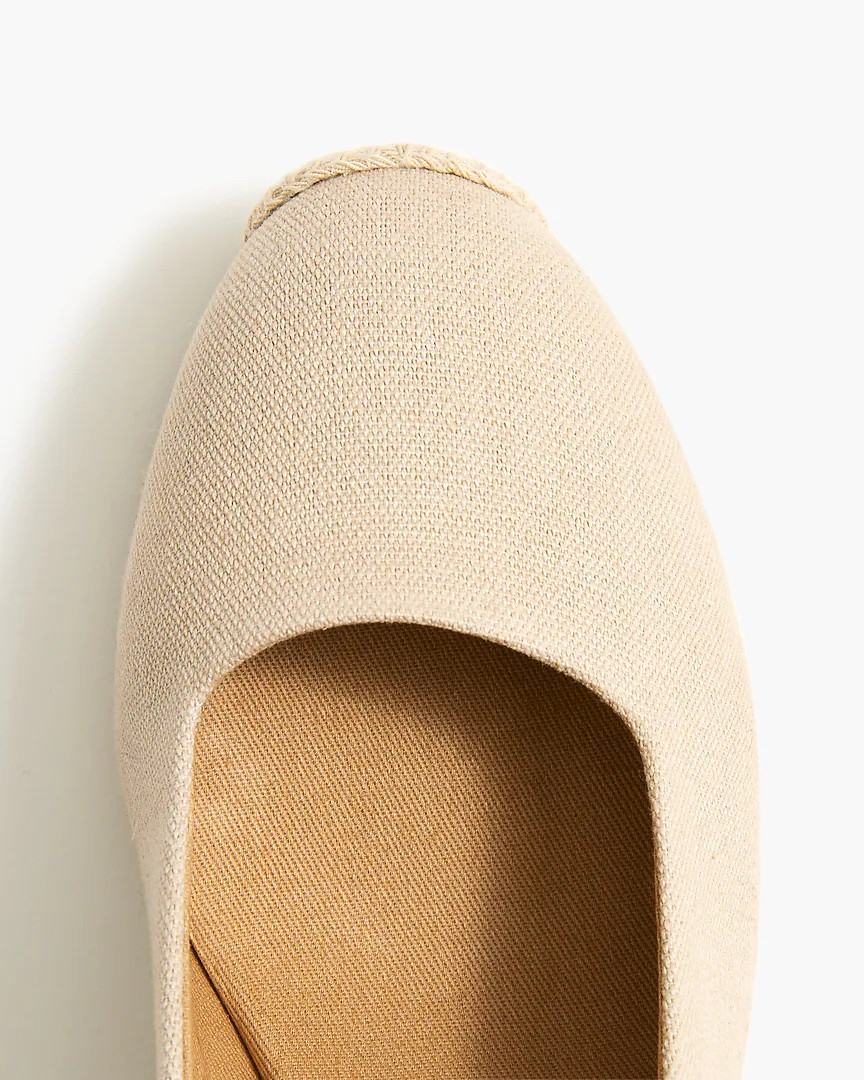 Canvas espadrille wedges | J.Crew Factory