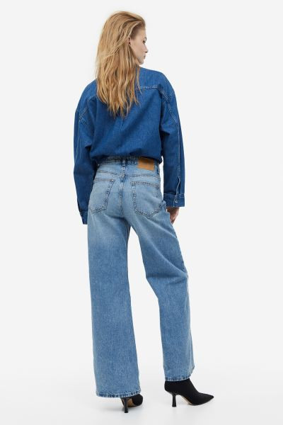 Wide High Jeans | H&M (UK, MY, IN, SG, PH, TW, HK)