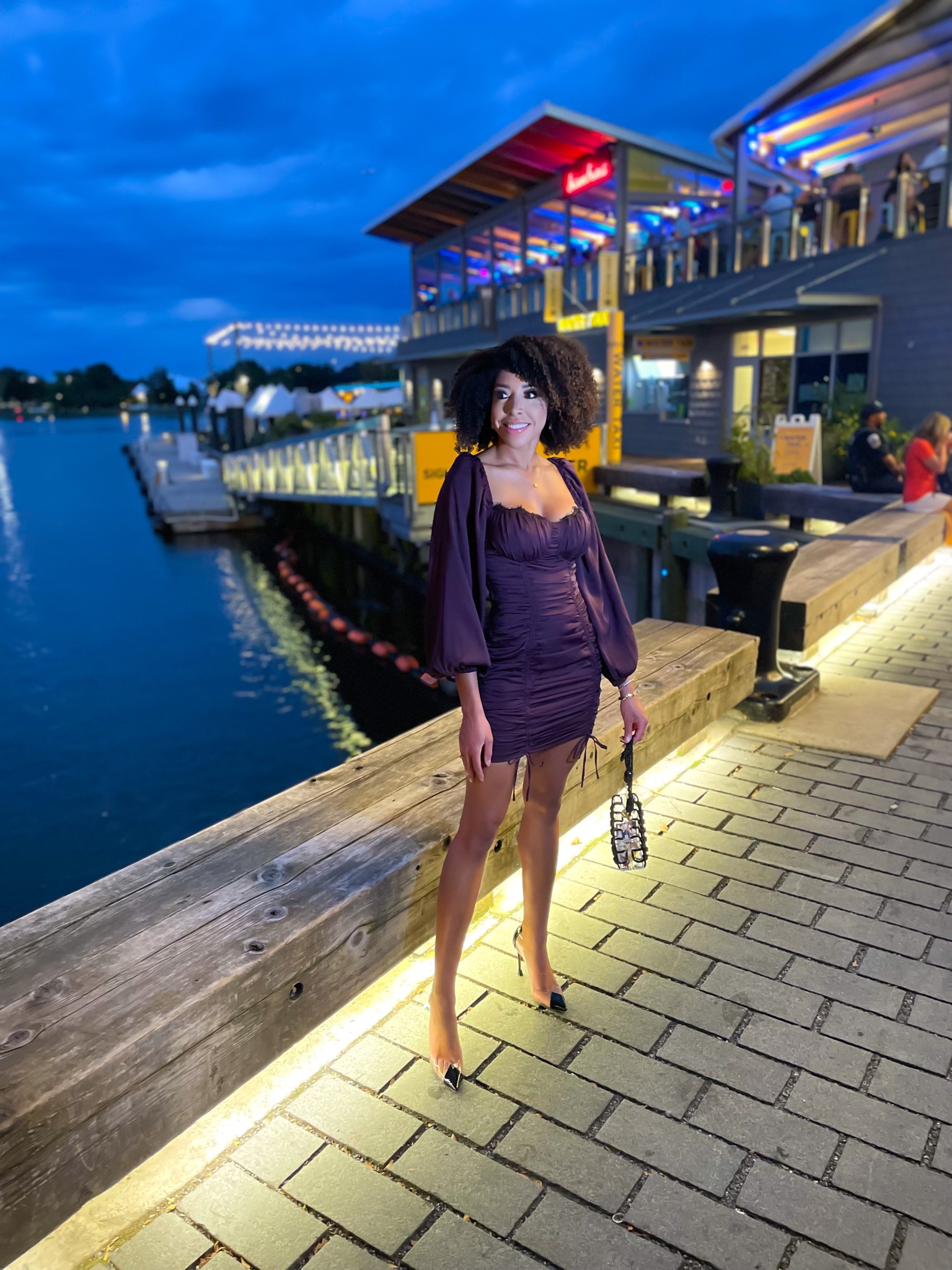 Girls night out 🤍. Obsessed with this ASTR dress! So flattering & on sale! 🤩 

Wearing my go to Schulz pumps which I may or may not have in every color 🤣

#LTKfindsunder100 #LTKsalealert #LTKstyletip