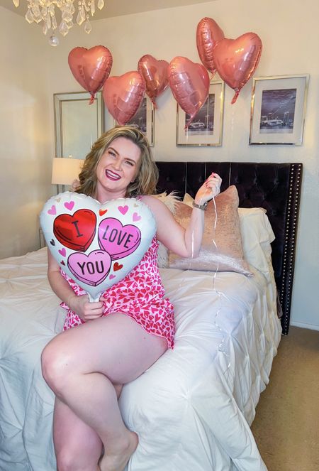 Target Valentine’s Day Pajama Set Under $20 • These heart pjs are so soft and comfortable! It feels like I’m not wearing anything at all! I normally can fit a size Large but based on other reviews, I ordered a size XL and it fits amazing! This can be worn for Valentine’s Day or all year round! 

#LTKmidsize #LTKfindsunder50 #LTKstyletip