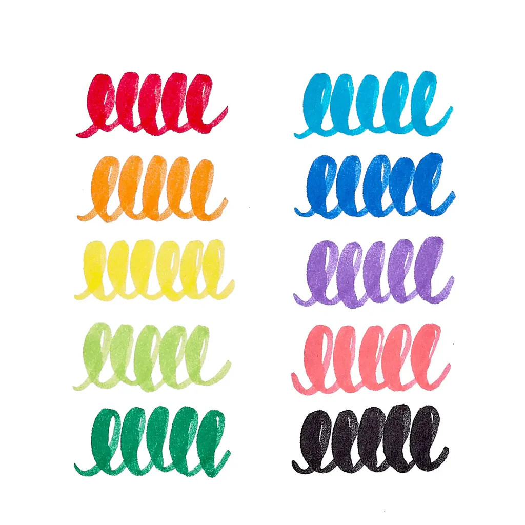 Big Bright Brush Markers by Ooly | Mochi Kids
