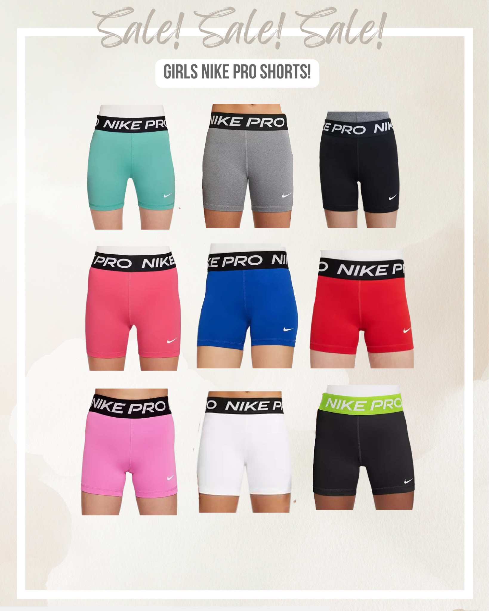 Girls Nike pro shorts on sale at Dicks Sporting Goods! Girls fashion - kids fashion - tween fashion - kids activewear - back to school 

#LTKKids #LTKSaleAlert #LTKBacktoSchool
