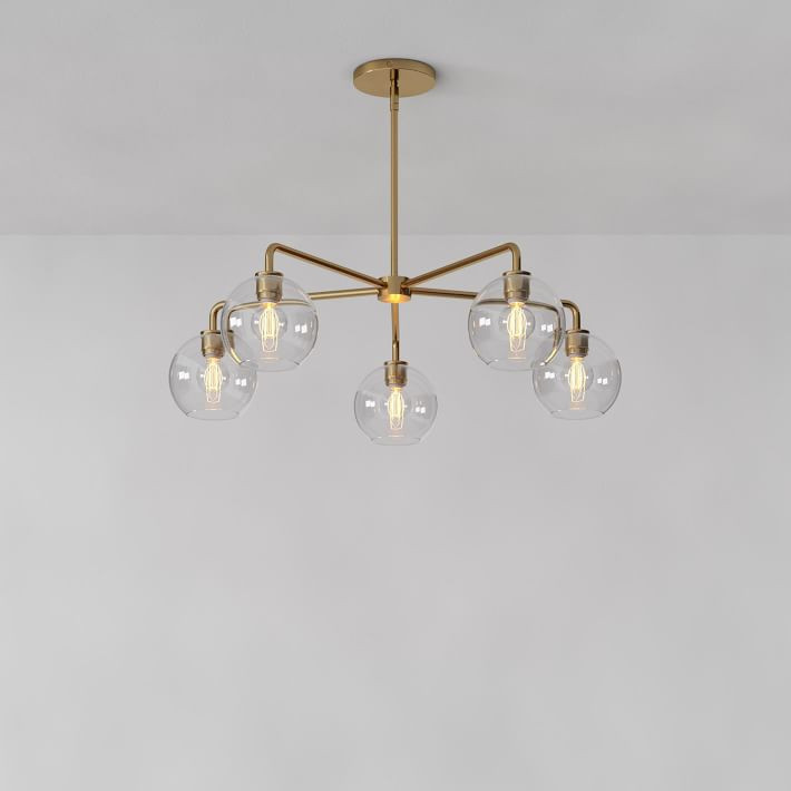 Sculptural 5-Light Globe Chandelier | West Elm (US)