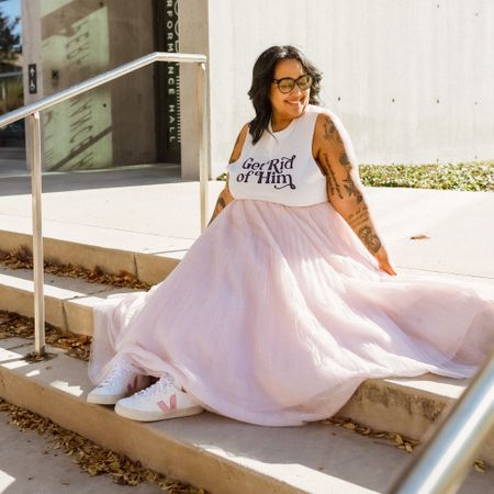 I just adore effortlessly chic street style. A fun-loving tulle skirt always pairs well alongside a graphic tee and comfortable sneakers, and creates a playfully stylish ensemble that defines modern fashion  

#LTKmidsize #LTKSeasonal #LTKsalealert