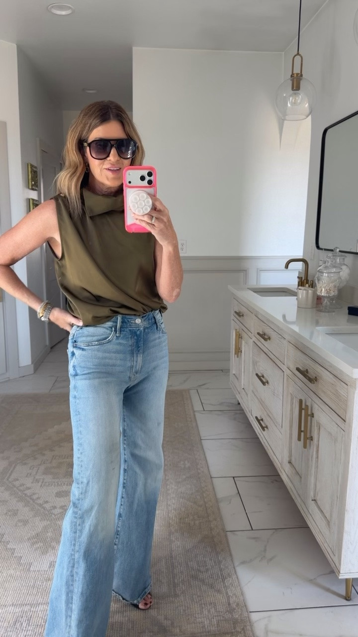 What I wore to dinner
Top size medium
Jeans size 27
Shoes if between size up

#LTKOver40