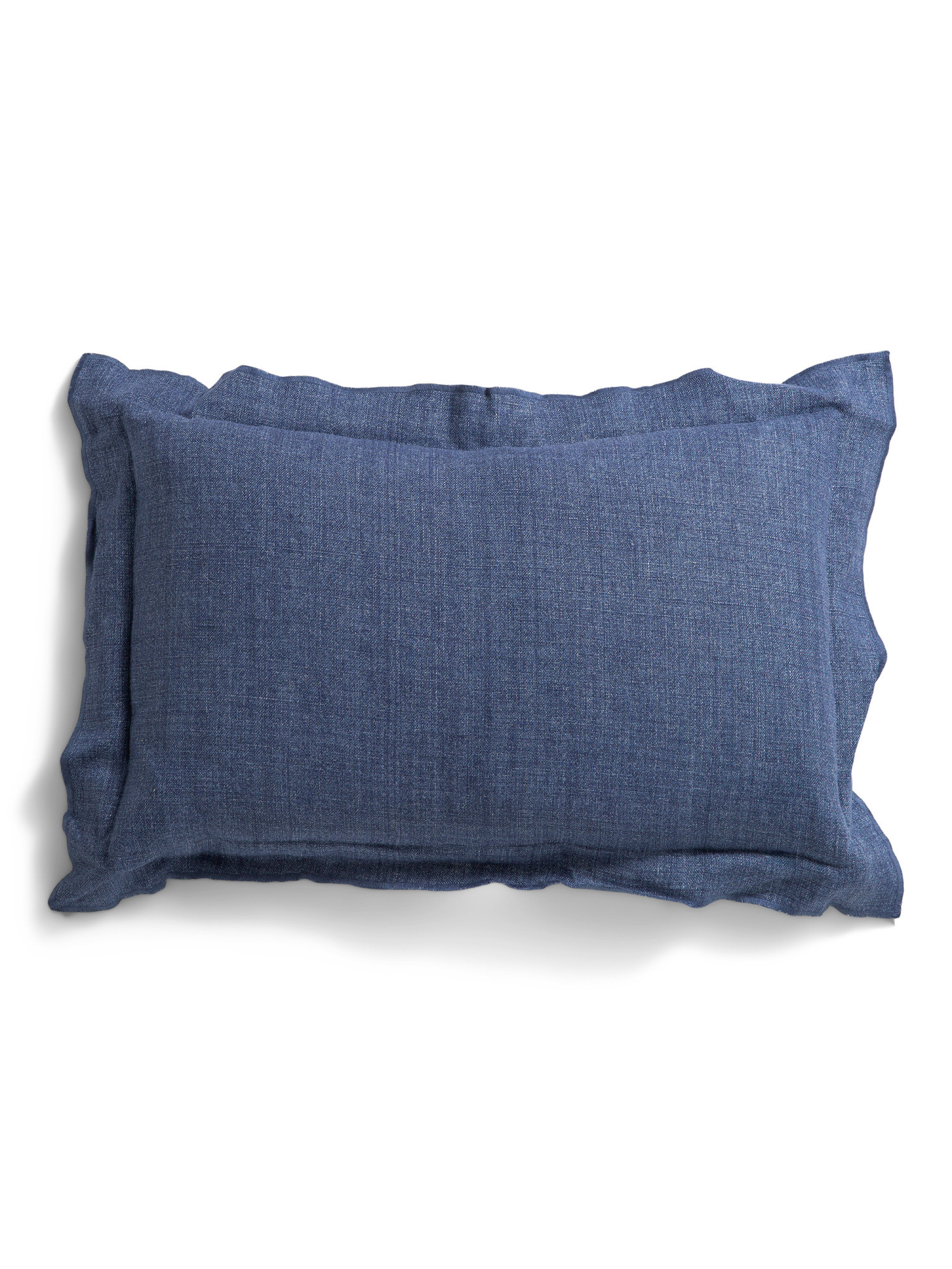 Made In Usa 14x22 Pure Linen Overfilled Double Flange Pillow | TJ Maxx
