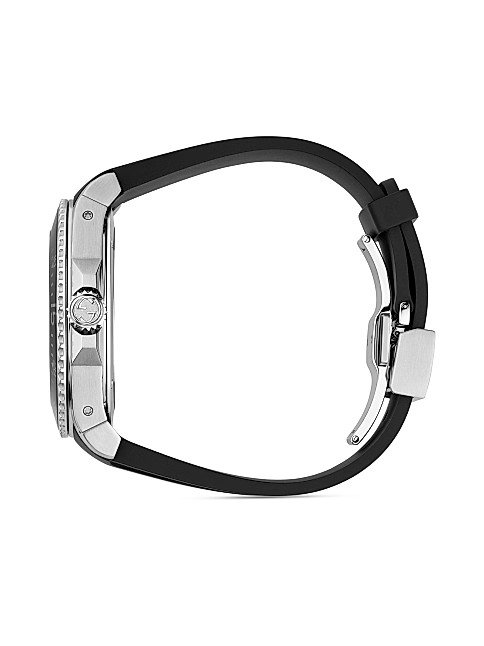 Gucci Dive Stainless Steel Rubber Strap Watch | Saks Fifth Avenue