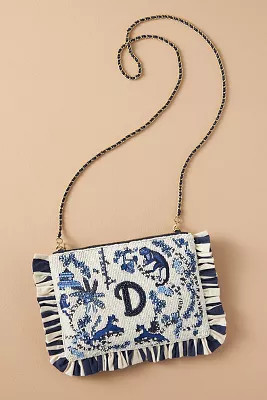 Beaded Monogram Clutch | Anthropologie (US)