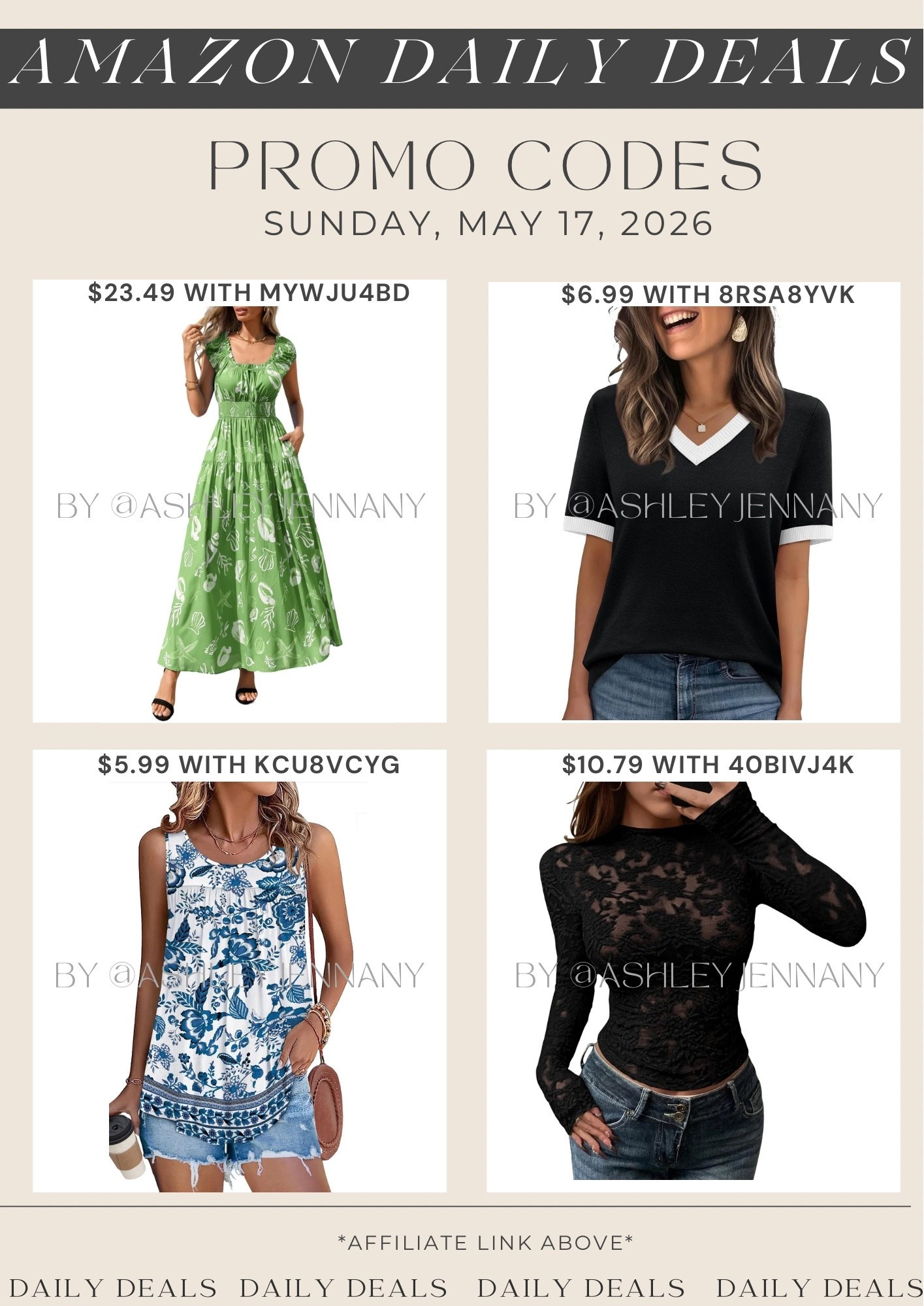 Amazon deals

#LTKSaleAlert #LTKMidsize #LTKootd