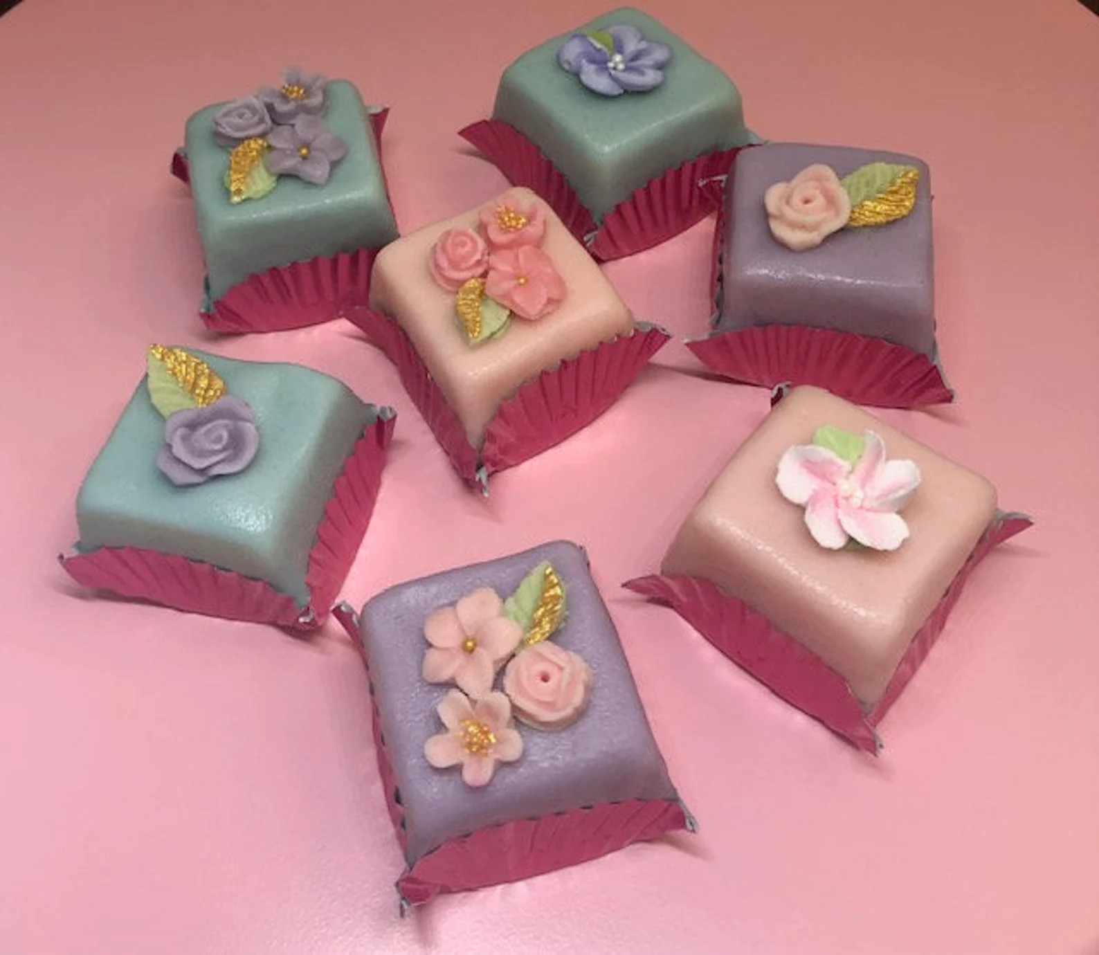 Marzipan Petit Fours - Etsy | Etsy (US)