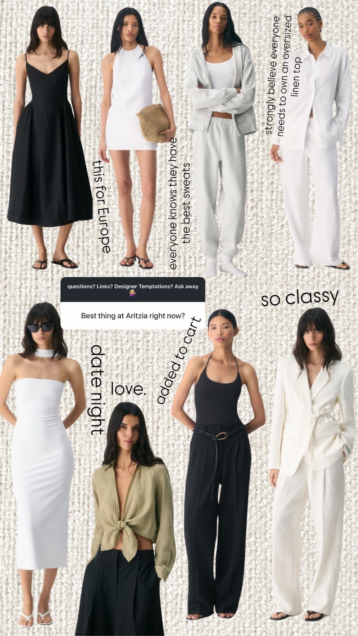 Everything I’m living at Aritzia right now ￼

#LTKootd #LTKTravel #LTKstorytime