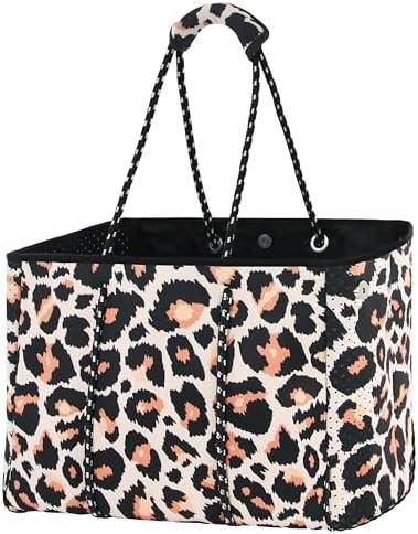 QOGiR Neoprene Multipurpose Beach Bag Tote with Inner Zipper Pocket … … … … | Amazon (US)