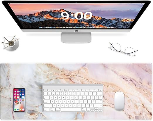 ZYCCW Large Gaming XXL Mouse Pad, Oversized Extended Mat Desk Pad Keyboard Pad (31.5"x11.8"x0.15"... | Amazon (US)