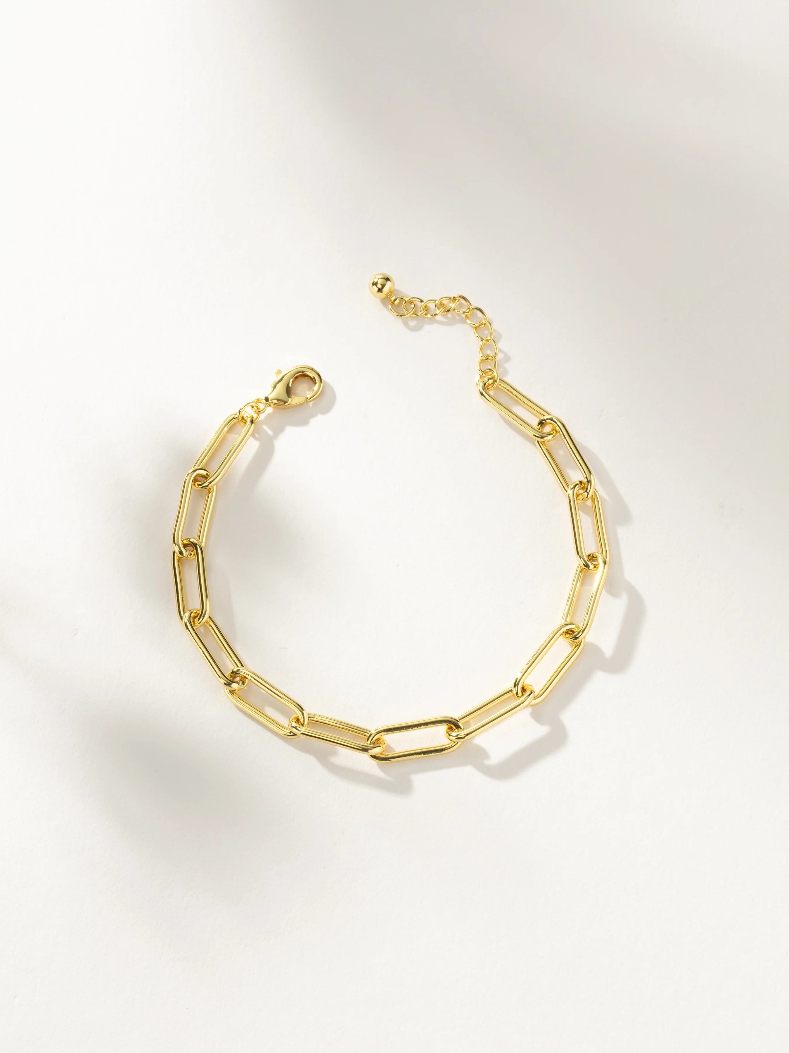 Staple Paperclip Chain Bracelet in Gold | Uncommon James | Uncommon James