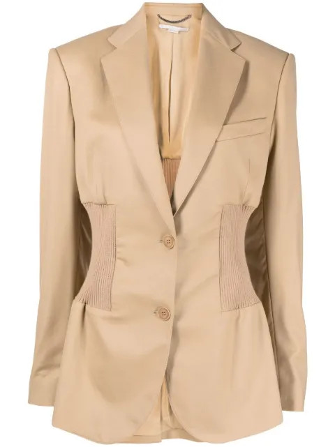 Stella McCartney Banded single-breasted Blazer - Farfetch | Farfetch Global