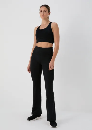 Souluxe Black Flare Leggings | Matalan (UK)