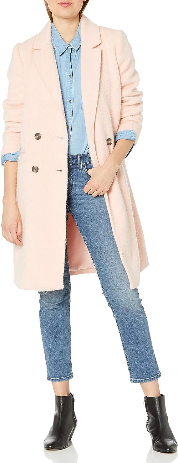 cupcakes and cashmere Women's Effie Double Breasted Brushed Wool Coat | Amazon (US)