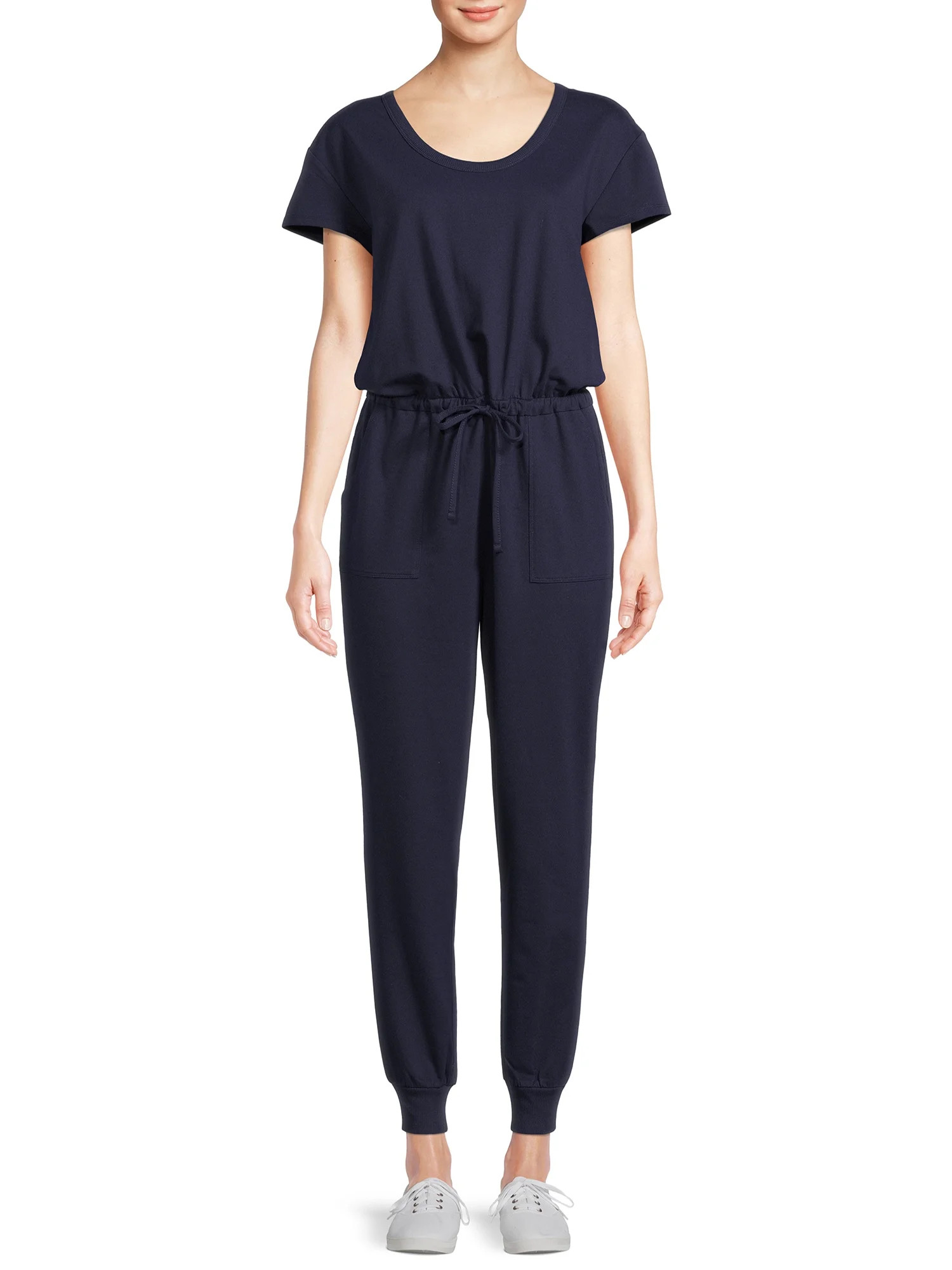 Time and Tru Women's Knit Jumpsuit | Walmart (US)