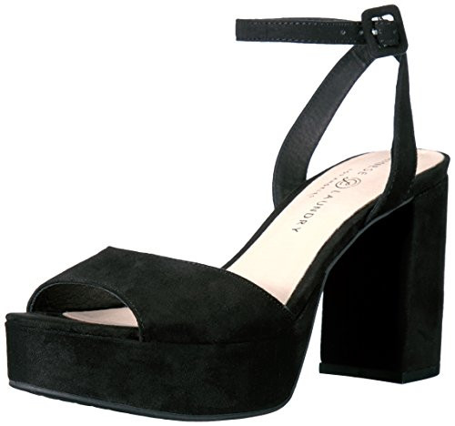 Chinese Laundry Women's Theresa Platform Dress Sandal, Black Suede, 9.5 M US | Amazon (US)