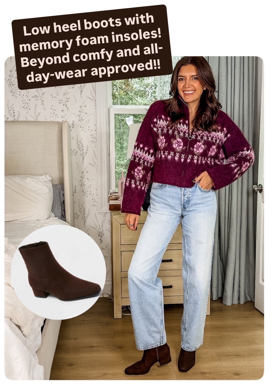 50% off target shoes ending soon!! Now $22 for these memory foam insole boots! Originally $45!! They fit tts. 

#LTKOver40 #LTKCyberWeek #LTKSaleAlert