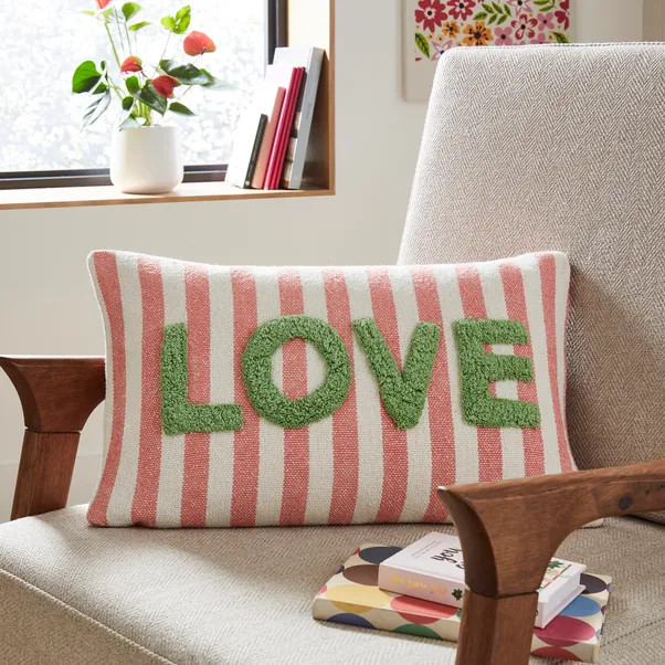 Tufted Love Cushion | Dunelm (migrated)