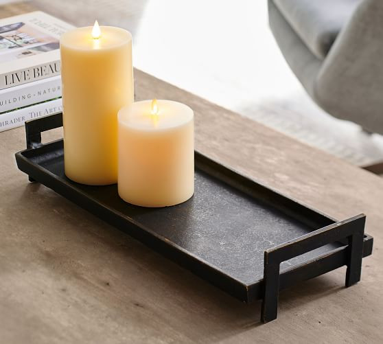 Barrett Cast Candle Trays | Pottery Barn (US)