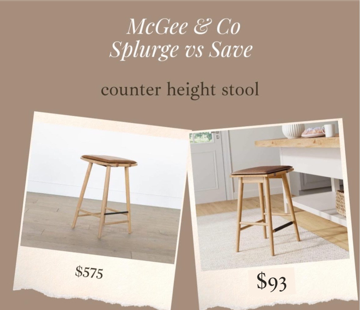 McGee & Co inspired counter height stool! These are SO good!!! They look so close to McGee & Co & even have black on the bottom bar! 

#LTKCyberWeek #LTKsalealert #LTKhome