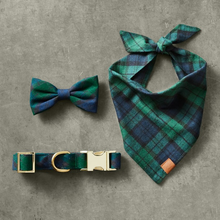 The Foggy Dog Black Watch Plaid Accessory Bundle | Williams-Sonoma