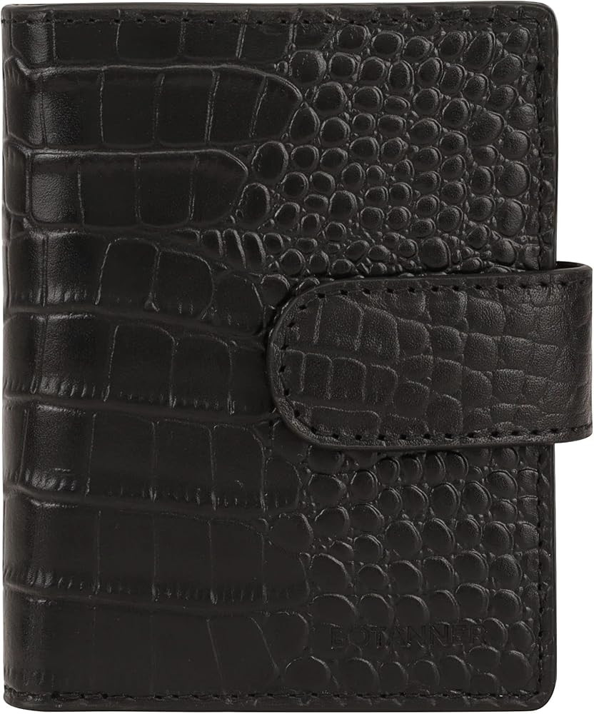 Womens Leather RFID Blocking Wallet with 8 Credit Card Slots, 1 ID Window, 1 Section for Bills, Z... | Amazon (US)