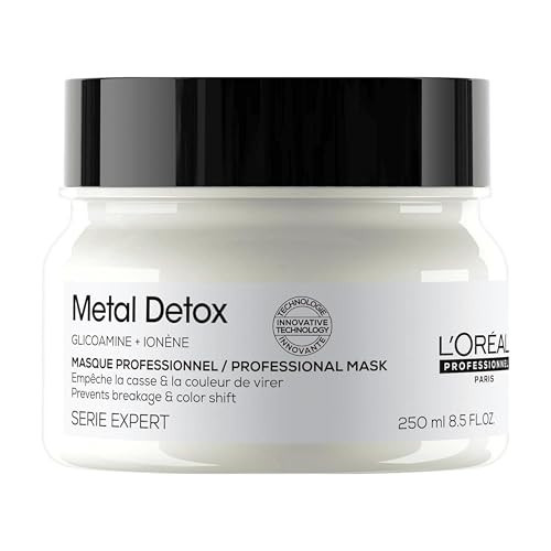 L'Oréal Professionnel Paris Metal Detox Hair Mask - Sulfate-Free Deep Conditioner & Treatment For Dry or Damaged & All Hair Types, Prolongs Color, Prevents Damage & Adds Softness | Amazon (US)