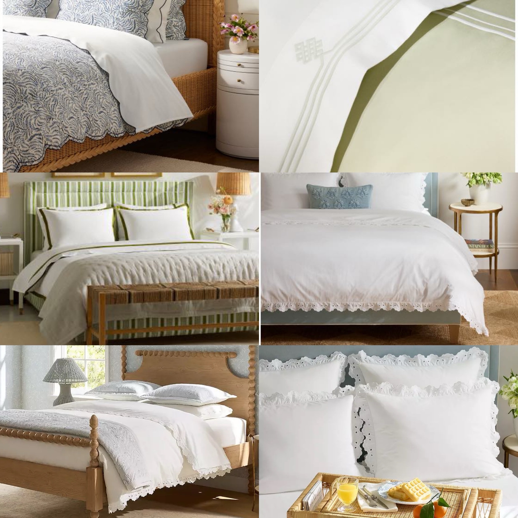 European fine linening now on sale at Serena&Lily. Love the details like eyelets and scalloped edges.

#LTKSeasonal #LTKHome #LTKSaleAlert