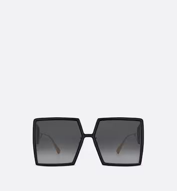 30Montaigne SU Oversized Black Square Sunglasses | Dior Beauty (US)