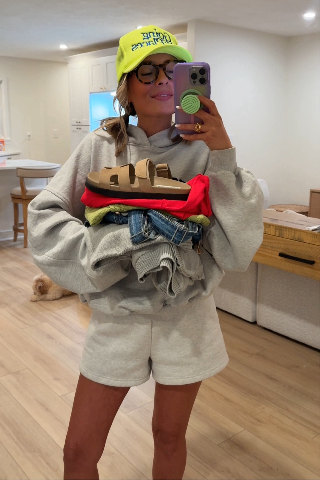 I can’t link the hoodie but it’s from scuffers! I’m wearing unisex large. Shorts are size small. My exact Popsocket is sold out so I linked another color! Promo codes: Riff Raff - Charlie15 | Eye Buy Direct - CHARLIE2024 

#LTKFindsUnder100 #LTKStyleTip #LTKFindsUnder50