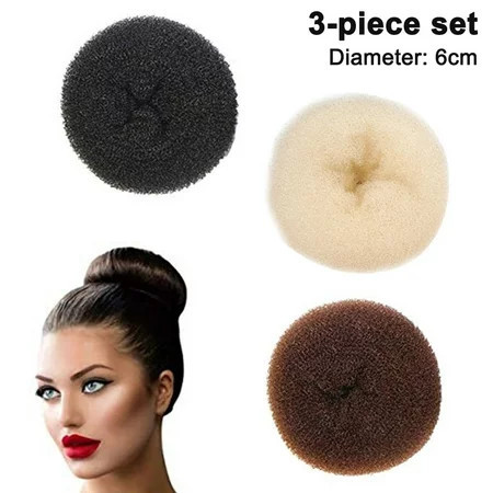 Hair Bun Maker for Kids 3PCS Chignon Hair Donut Sock Bun Form for Girls Hair Doughnut Shaper for Short and Thin Hair | Walmart (US)