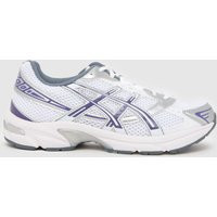 ASICS GEL-1130 Trainers in White & Purple, Size: 6 (EU 39½) | Schuh