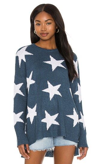 Bronson Sweater in Star Tossed Knit | Revolve Clothing (Global)
