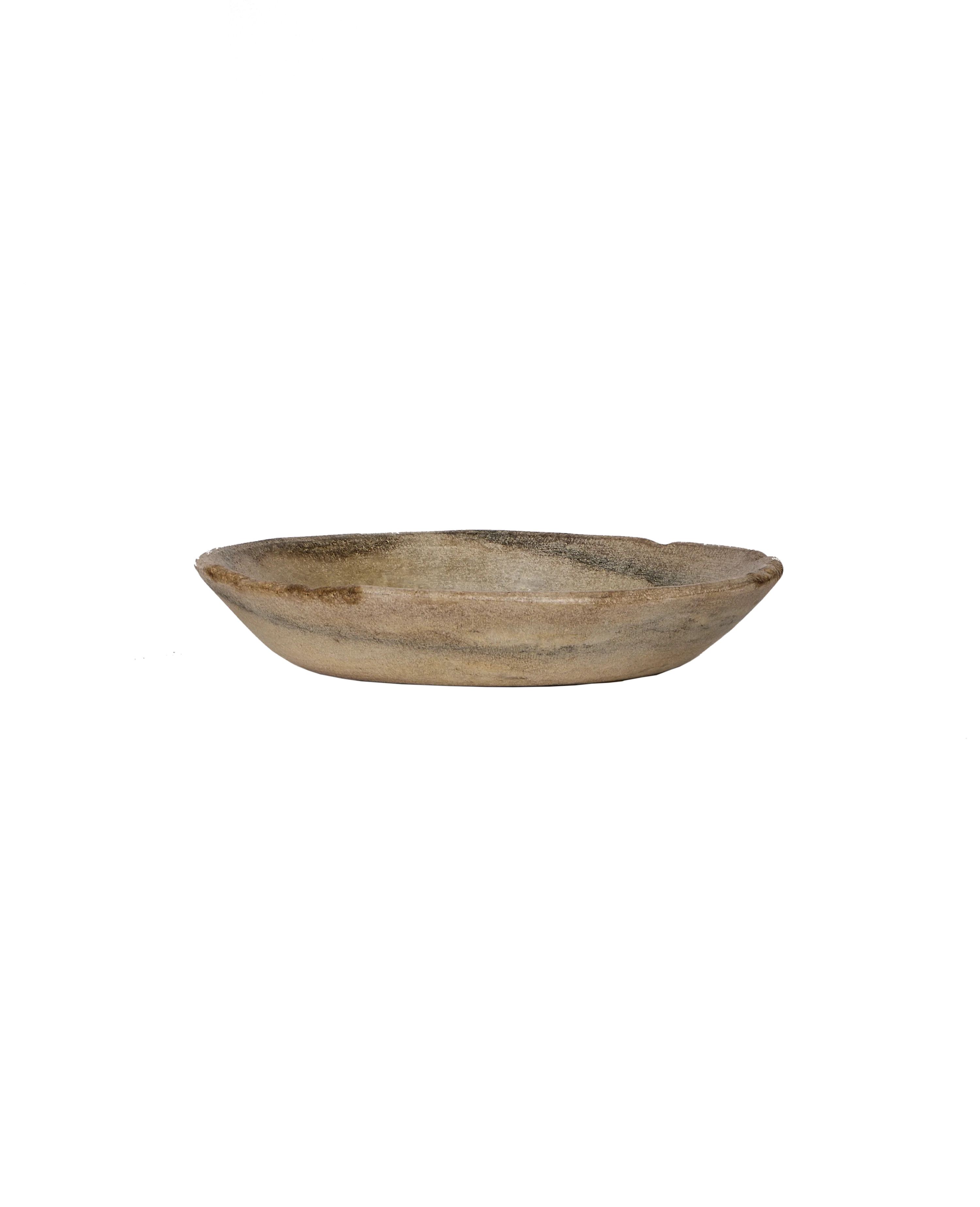 Carved Marble Bowl - Light | Olive Ateliers